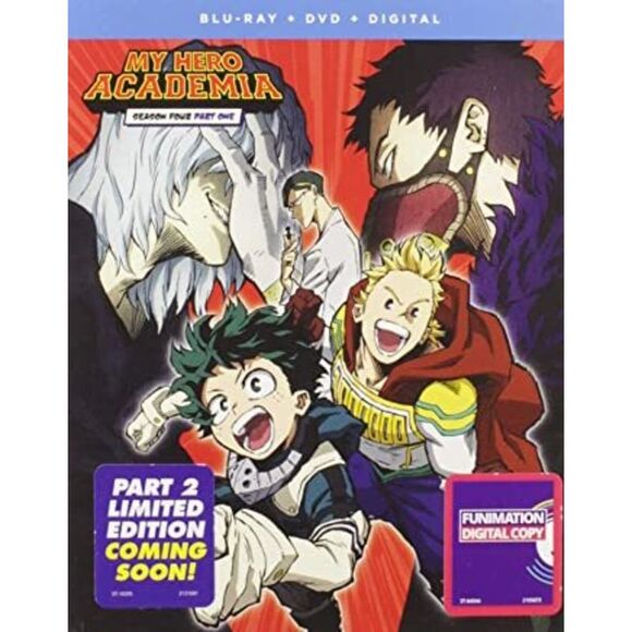 My Hero Academia: Season 4 Part 1 (MHA)BLU-RAY